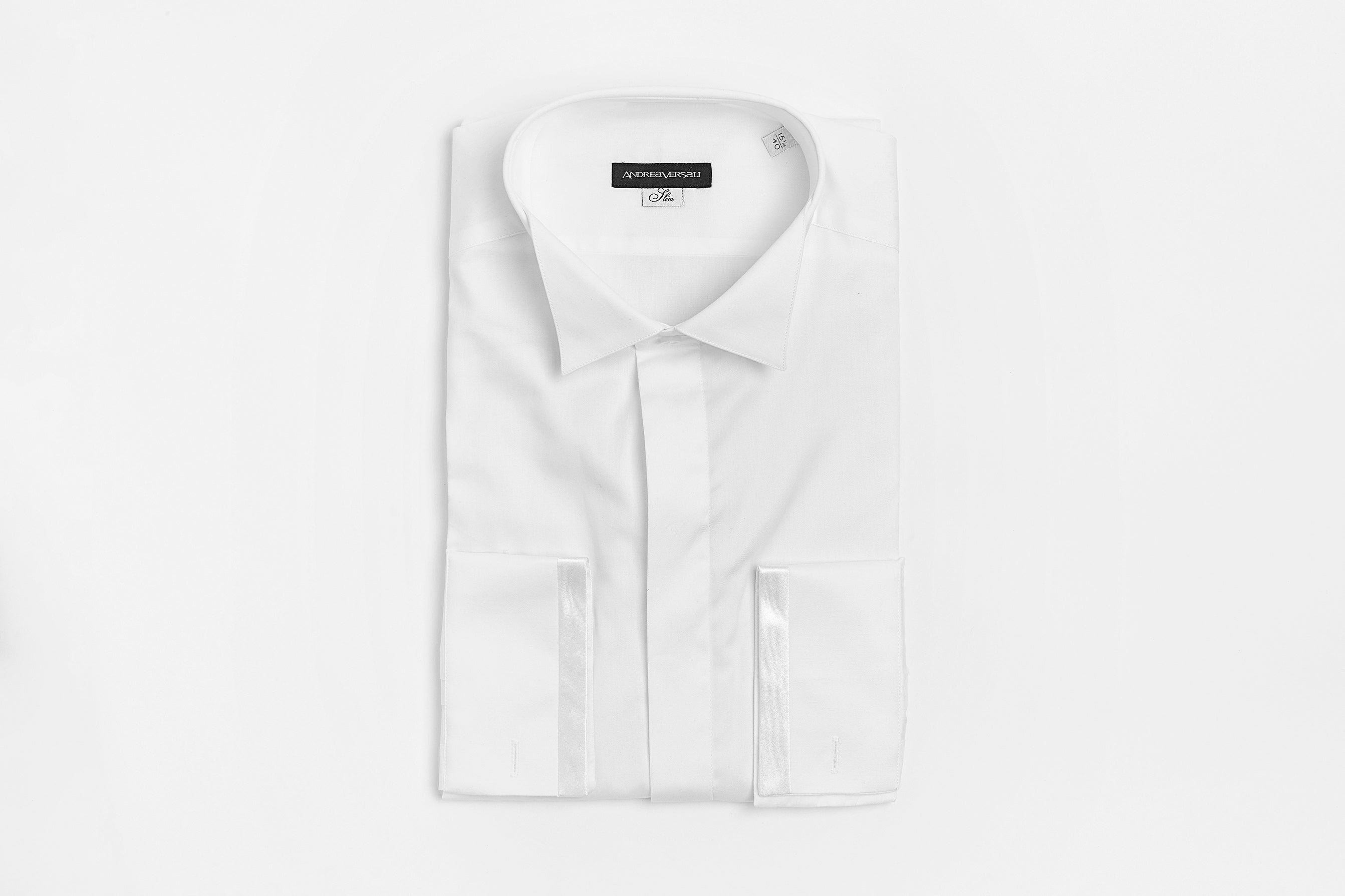 Camicia da cerimonia uomo raso, collezione Andrea Versali
