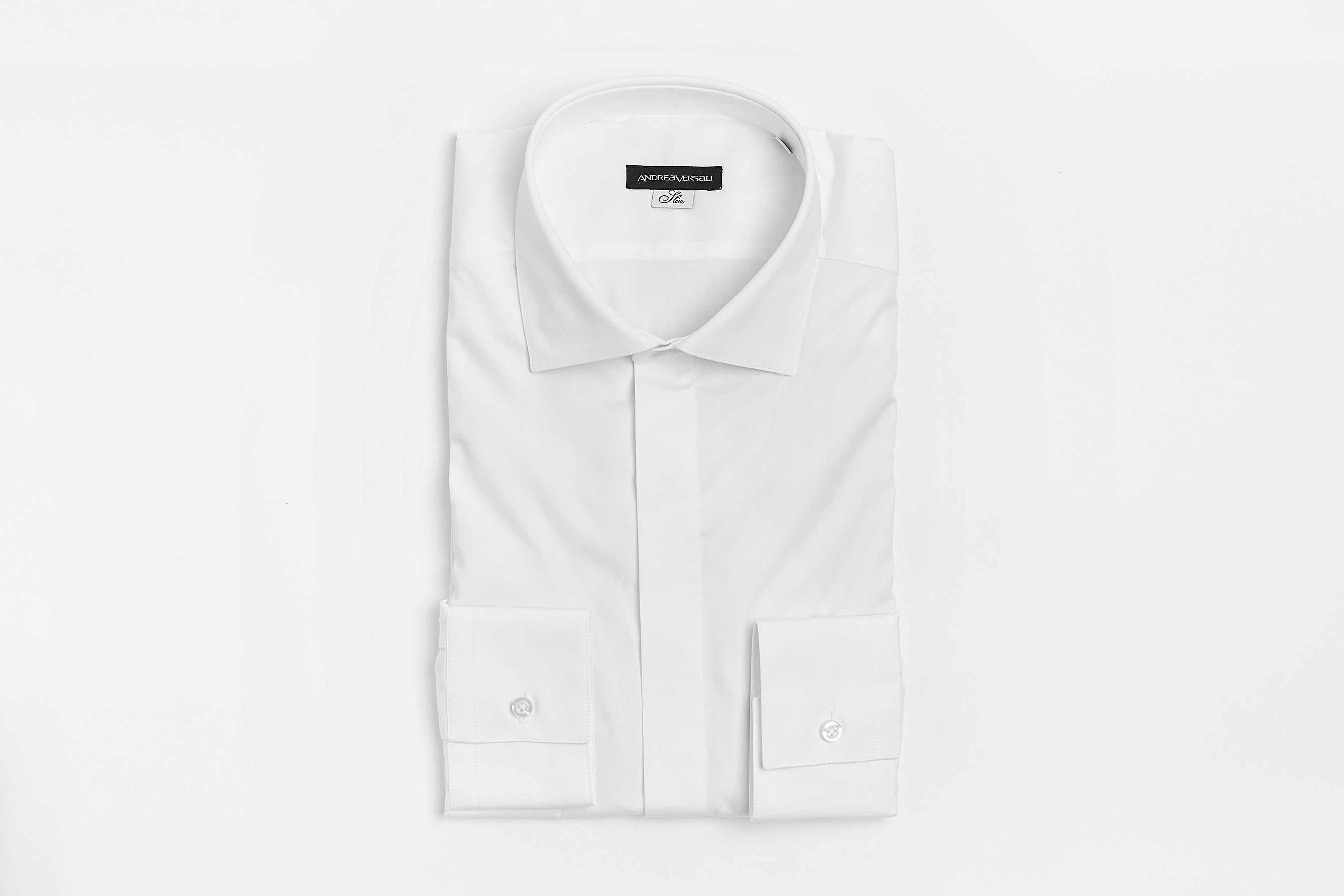Camicia da cerimonia uomo slim, collezione Andrea Versali