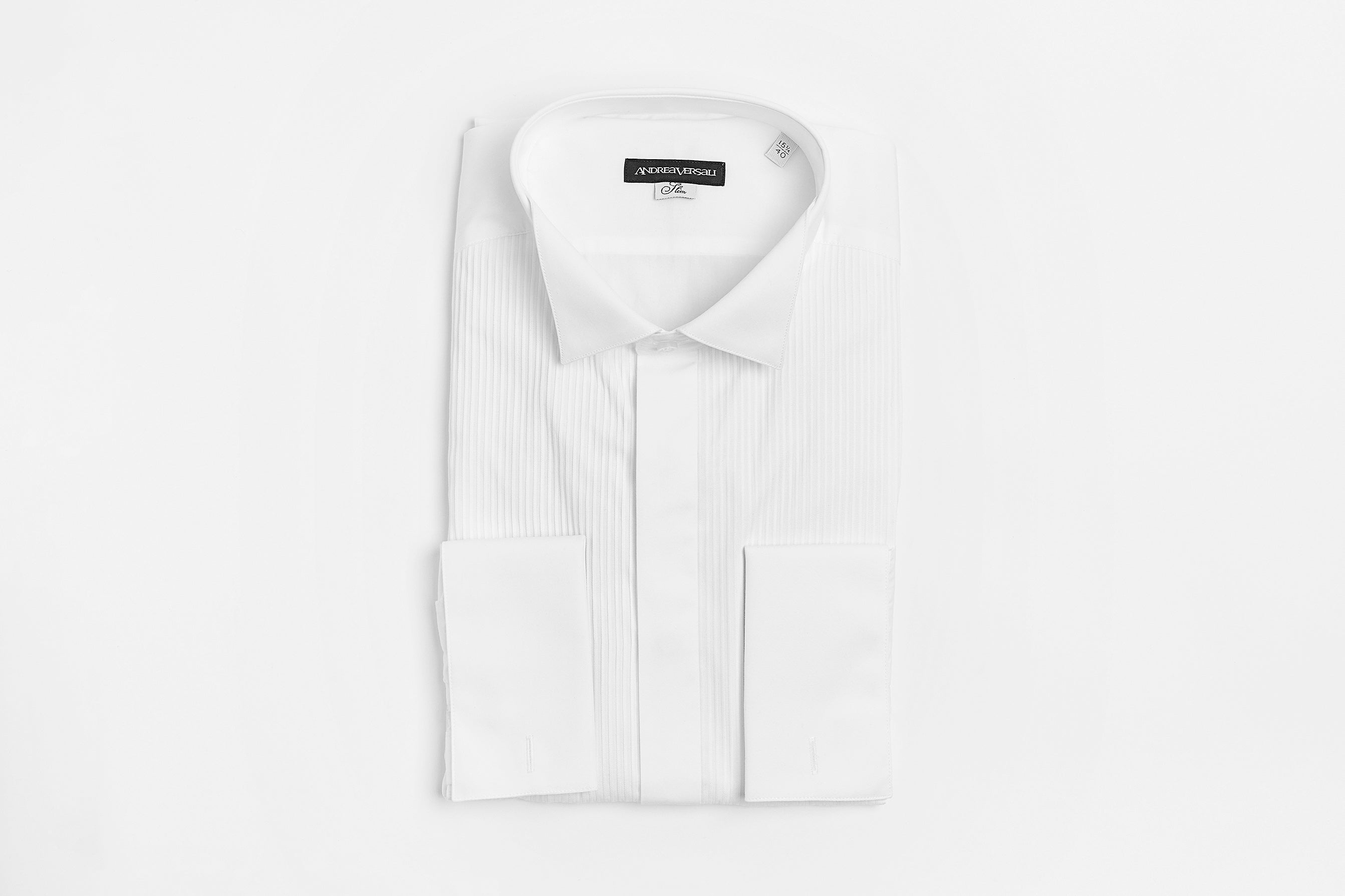 Camicia da cerimonia uomo smoking bianca, collezione Andrea Versali
