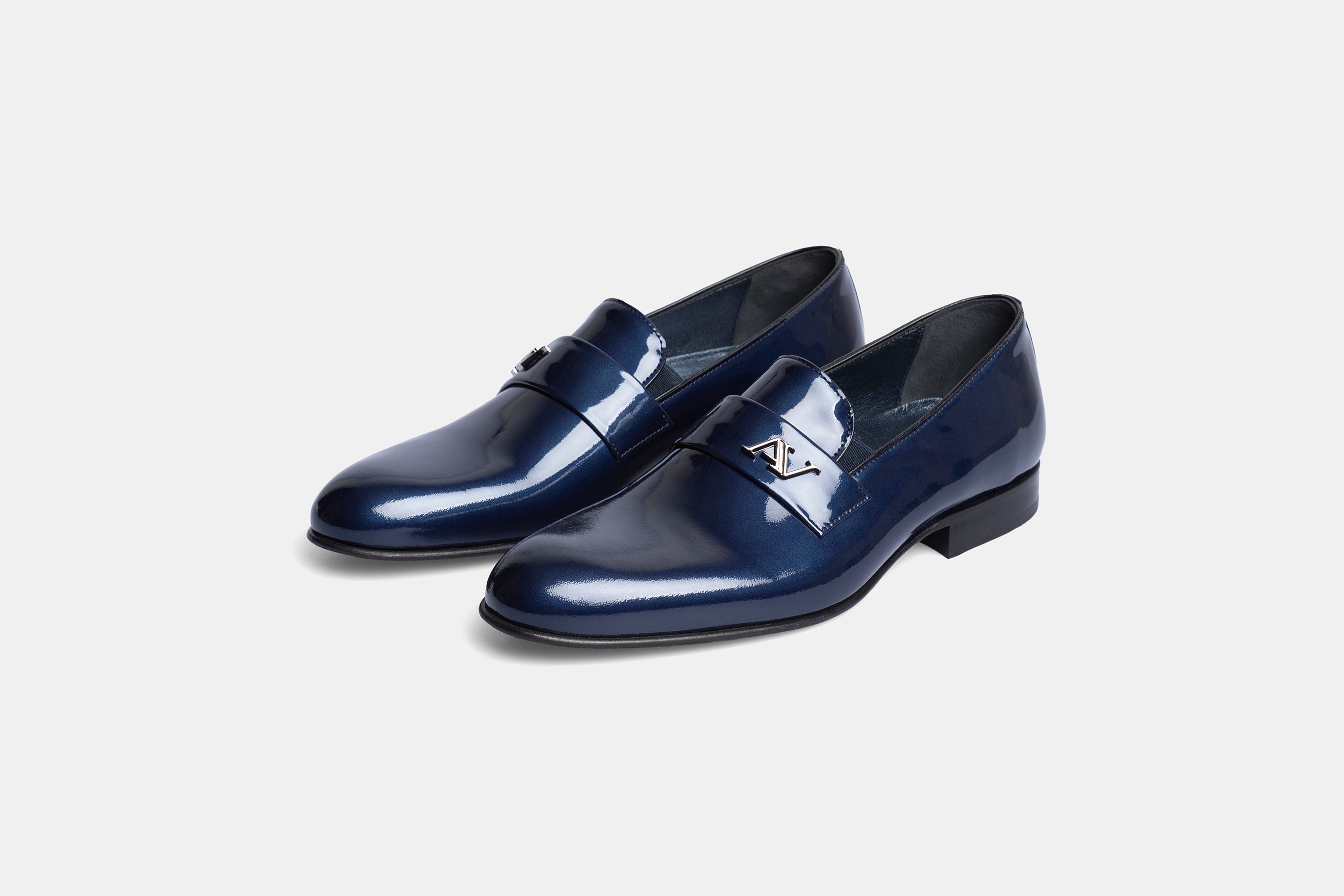 Scarpe da cerimonia uomo blu, collezione Andrea Versali