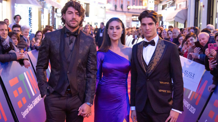 Ignazio Moser sul red carpet di Sanremo 2020