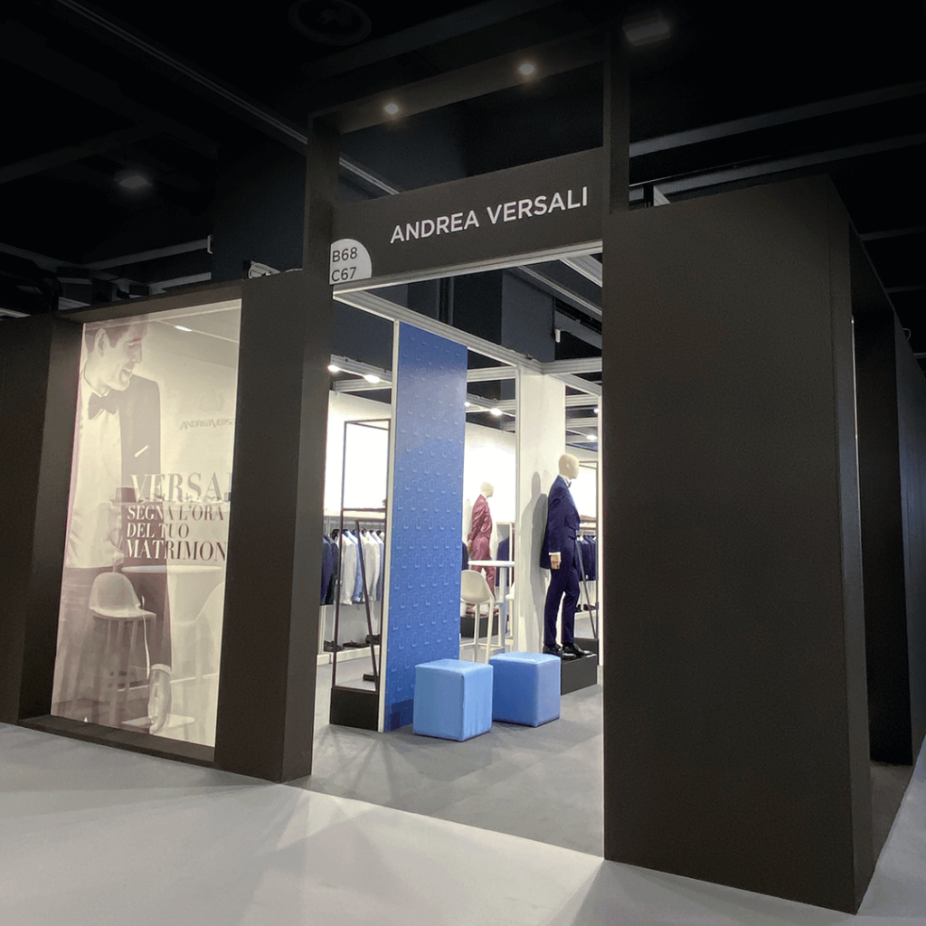 stand Versali collezione primavera estate cerimonia uomo 2023