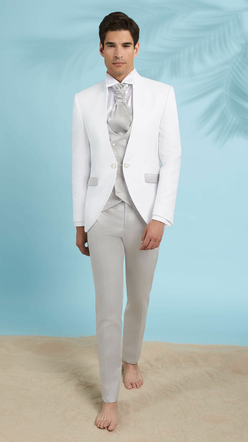 abito bianco cerimonia uomo 2023 beach wedding 1v10 b1