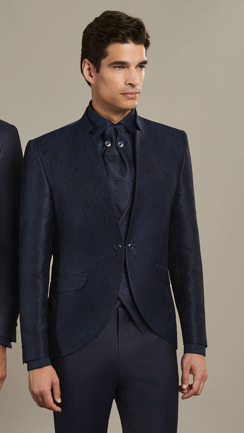 abito cerimonia uomo blu 2023 versali 1V01 R60